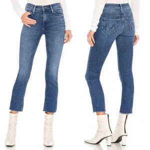 MOTHER Mid Rise Dazzler Crop Fray in We’re All In This Together